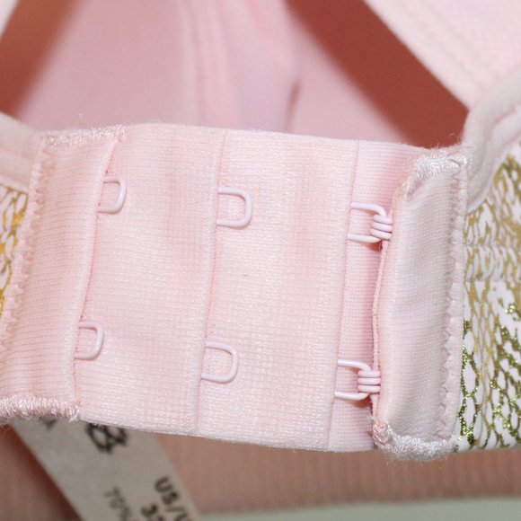 WingsLove full Coverage Push Up Sports Bra Pink Gold Size 32DD - Picture 6 of 9